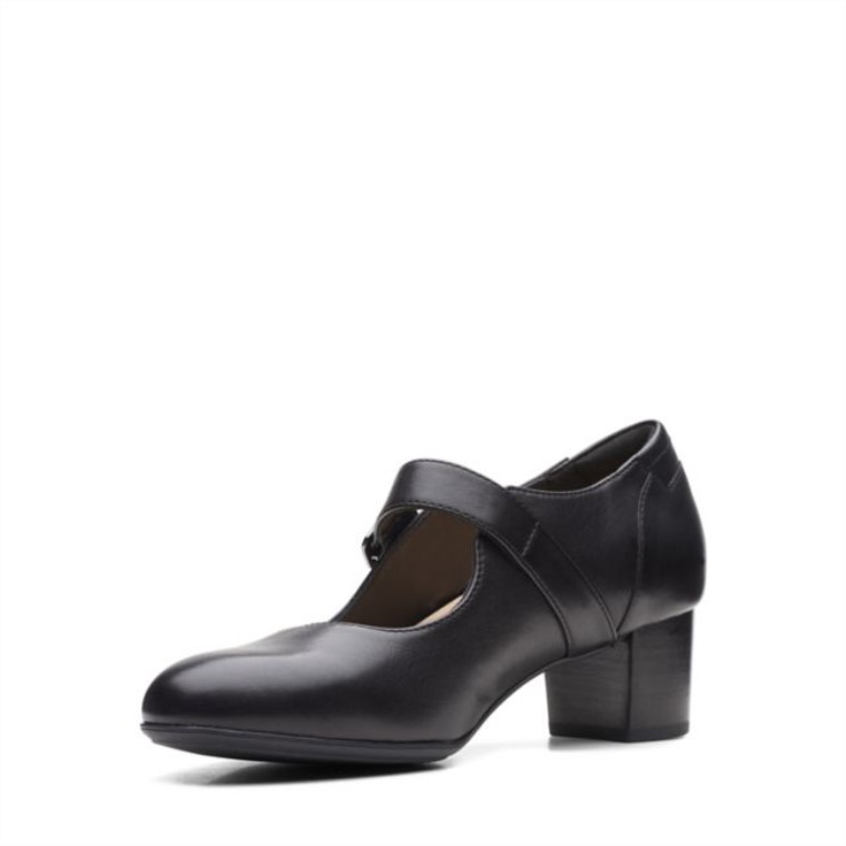 Cuero Negro Clarks Linnae Walk Cuero Negro