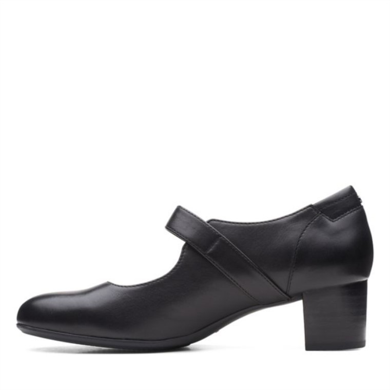 Cuero Negro Clarks Linnae Walk Cuero Negro