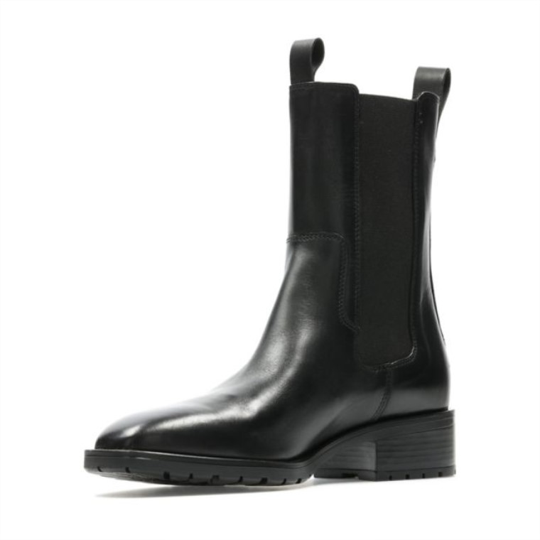 Cuero Negro Top Lydia De Clarks Cuero Negro