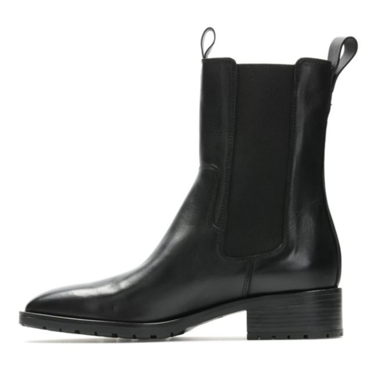 Cuero Negro Top Lydia De Clarks Cuero Negro