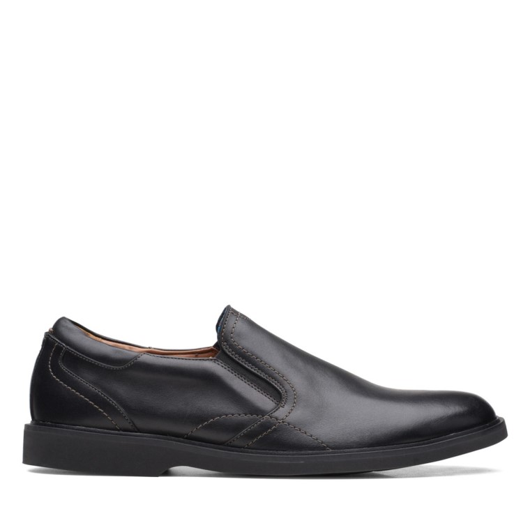 Cuero Negro Clarks Malwood Easy Cuero Negro