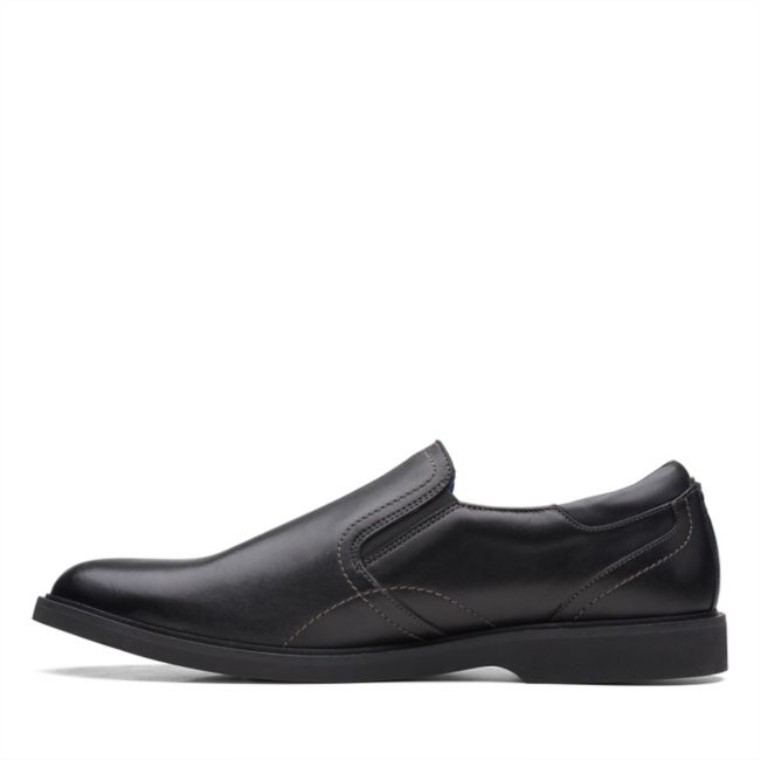 Cuero Negro Clarks Malwood Easy Cuero Negro
