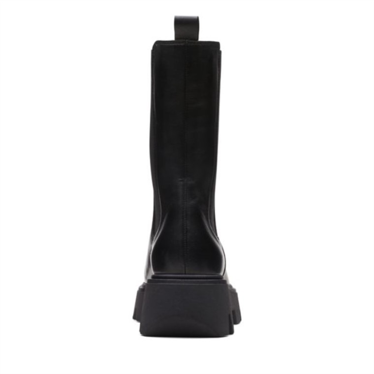 Cuero Negro Clarks Motivo 20 Top Cuero Negro