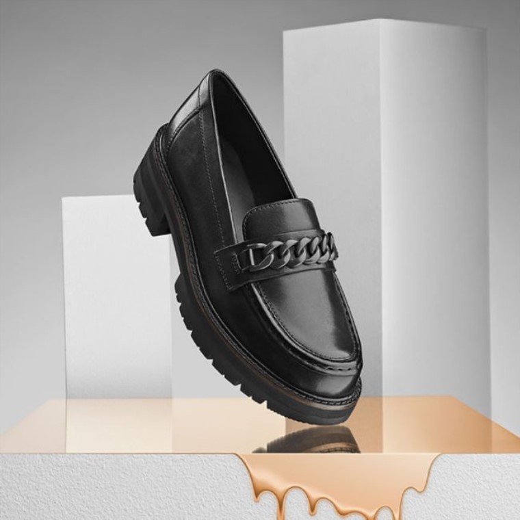 Cuero Negro Clarks Orianna Edge Cuero Negro