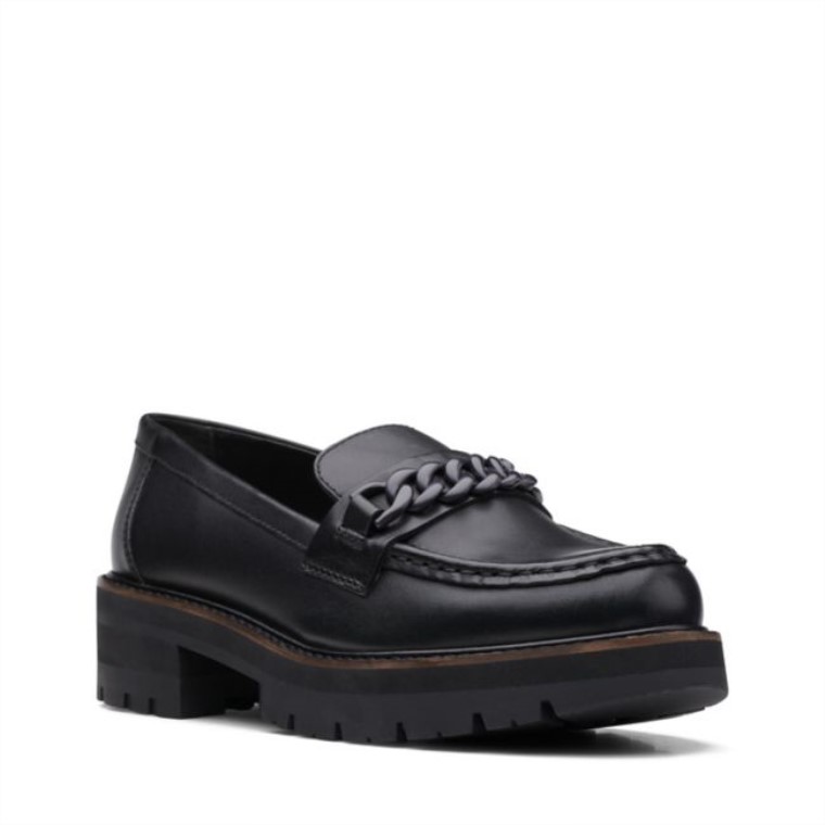 Cuero Negro Clarks Orianna Edge Cuero Negro
