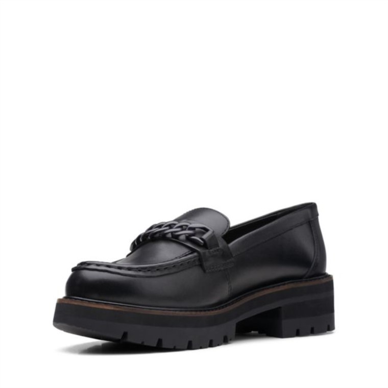Cuero Negro Clarks Orianna Edge Cuero Negro