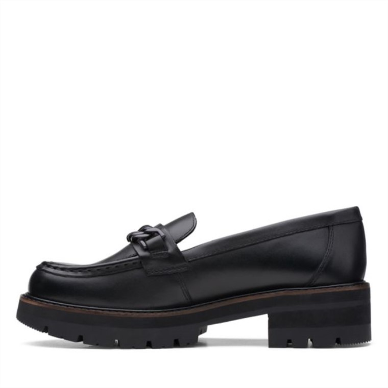 Cuero Negro Clarks Orianna Edge Cuero Negro