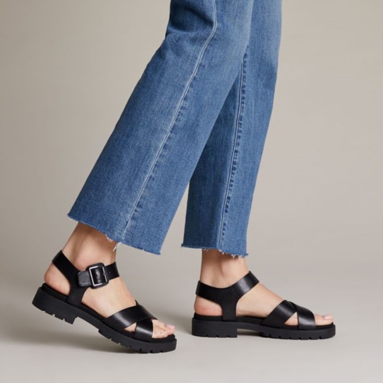 Correa De Cuero Negro Clarks Orinoco Cuero Negro