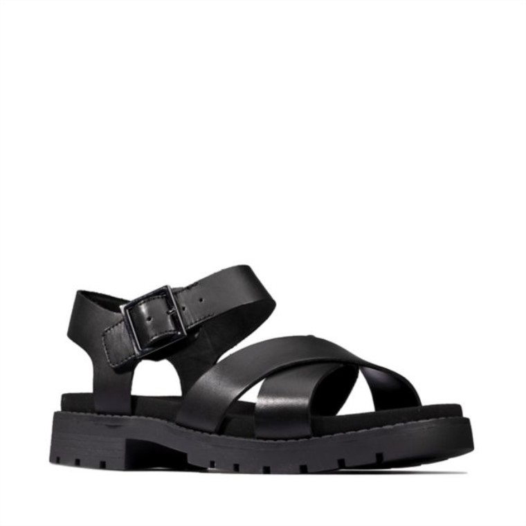 Correa De Cuero Negro Clarks Orinoco Cuero Negro