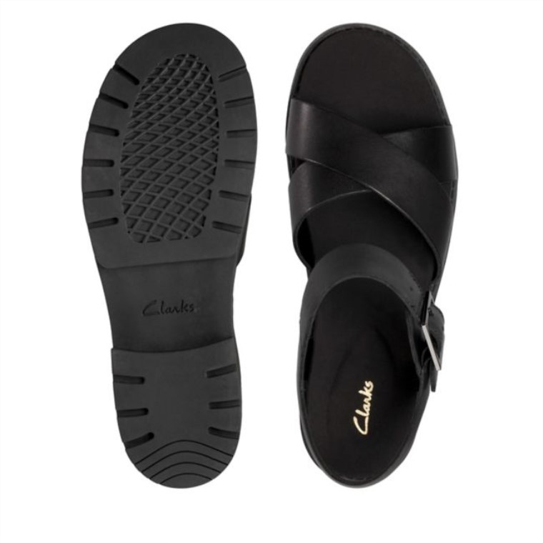 Correa De Cuero Negro Clarks Orinoco Cuero Negro
