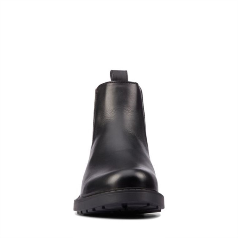 Cuero Negro Clarks Orinoco2 Carril Cuero Negro