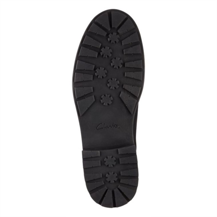 Cuero Negro Clarks Orinoco2 Carril Cuero Negro