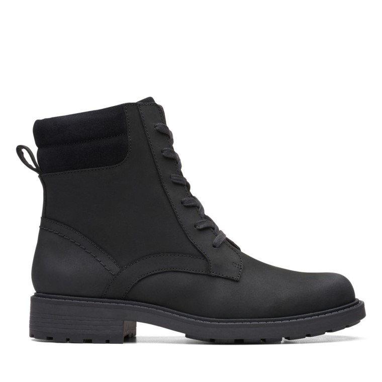Cuero Negro Clarks Orinoco2 Especias Cuero Negro