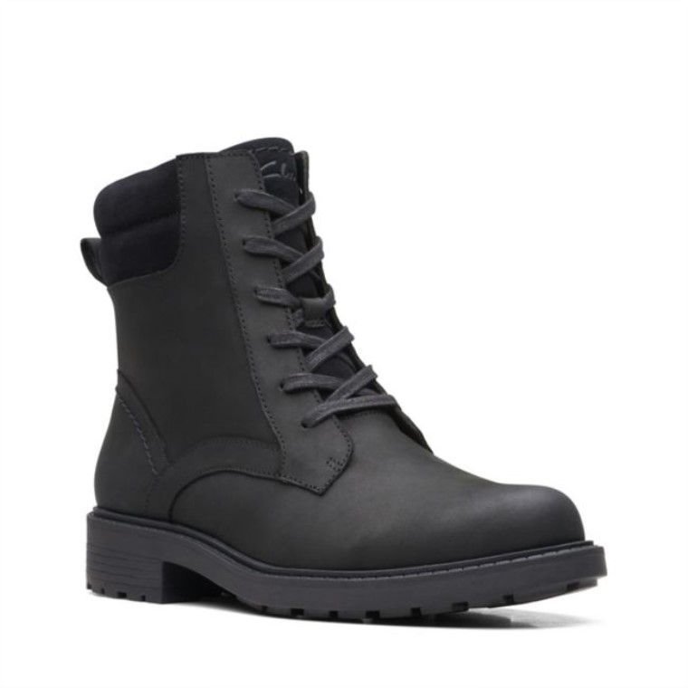 Cuero Negro Clarks Orinoco2 Especias Cuero Negro