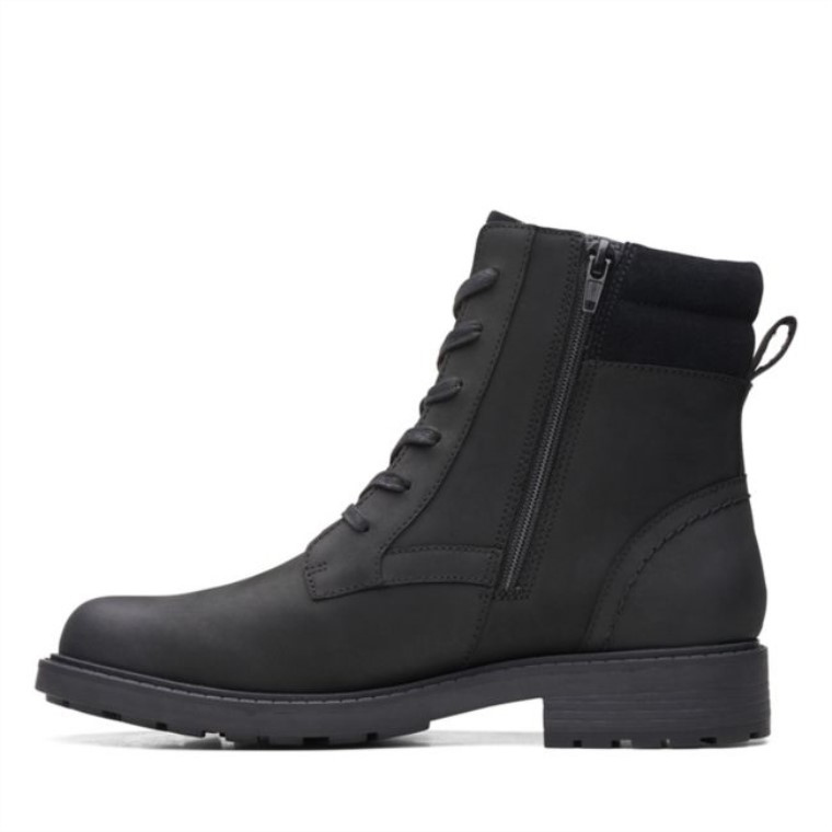 Cuero Negro Clarks Orinoco2 Especias Cuero Negro