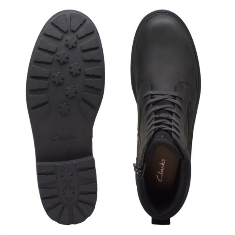 Cuero Negro Clarks Orinoco2 Especias Cuero Negro