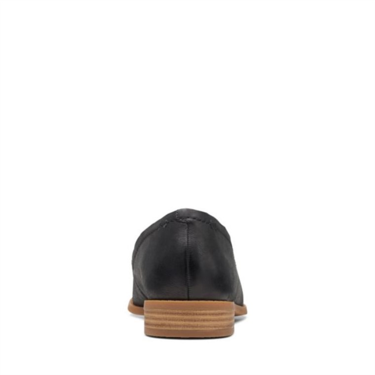 Cuero Negro Clarks Pure Hall Cuero Negro