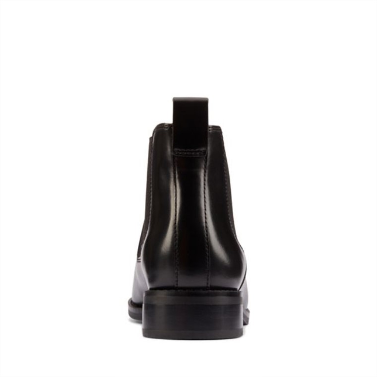 Cuero Negro Clarks Ria Chelsea Cuero Negro