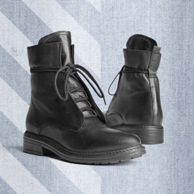 Cuero Negro Clarks Rixle Encaje Cuero Negro