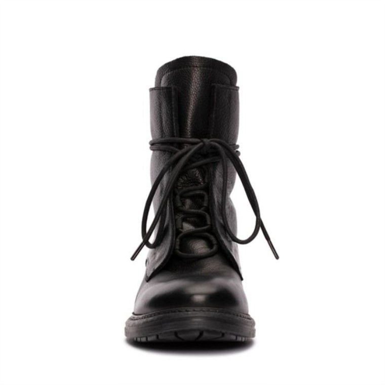 Cuero Negro Clarks Rixle Encaje Cuero Negro