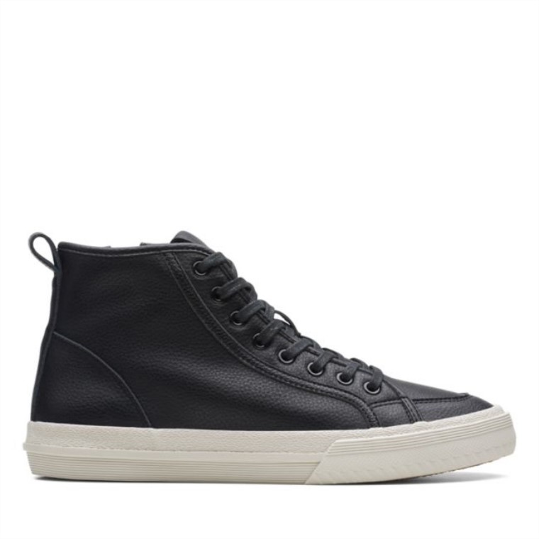 Cuero Negro Clarks Roxby Hola Cuero Negro