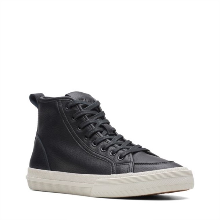 Cuero Negro Clarks Roxby Hola Cuero Negro