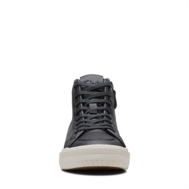 Cuero Negro Clarks Roxby Hola Cuero Negro