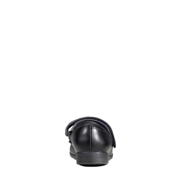 Cuero Negro Clarks Scala Tap Niño Cuero Negro