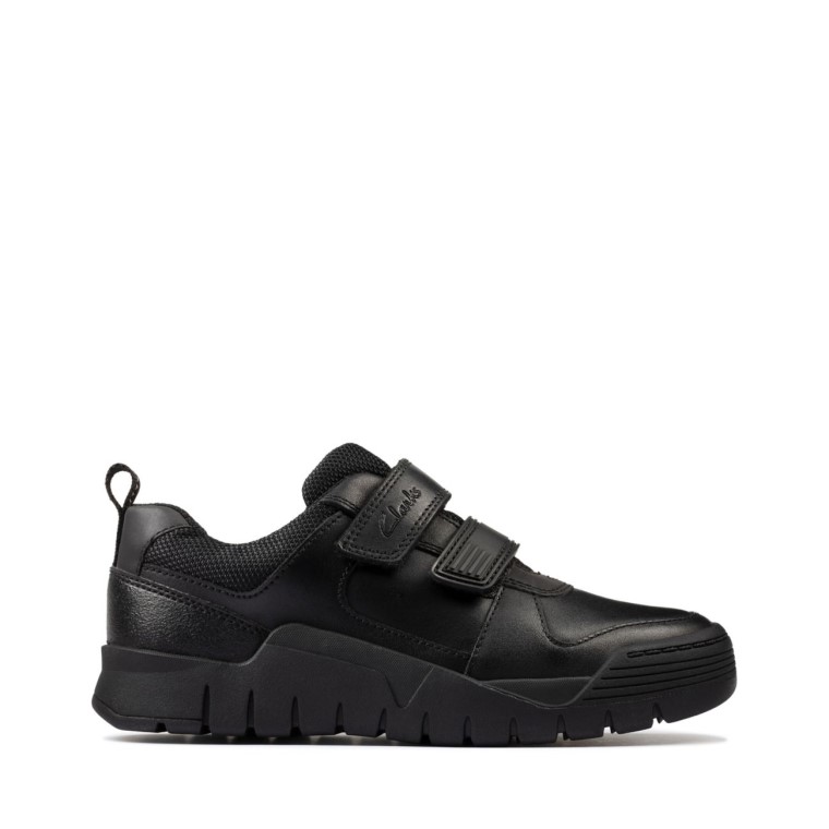 Cuero Negro Scooter Clarks Speed Kid Cuero Negro