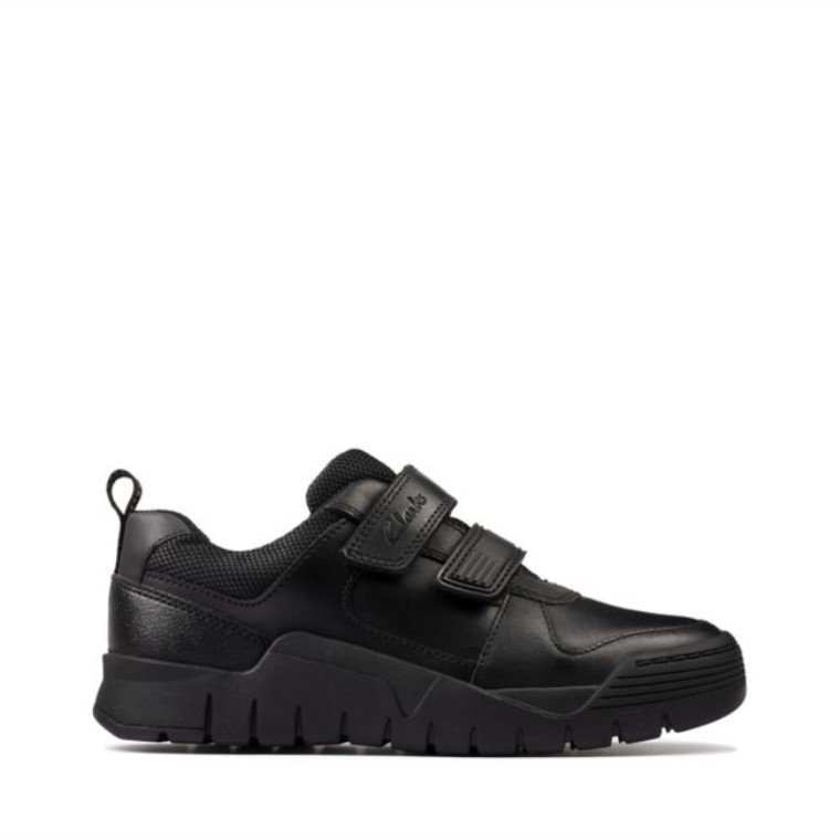 Cuero Negro Scooter Clarks Speed Kid Cuero Negro