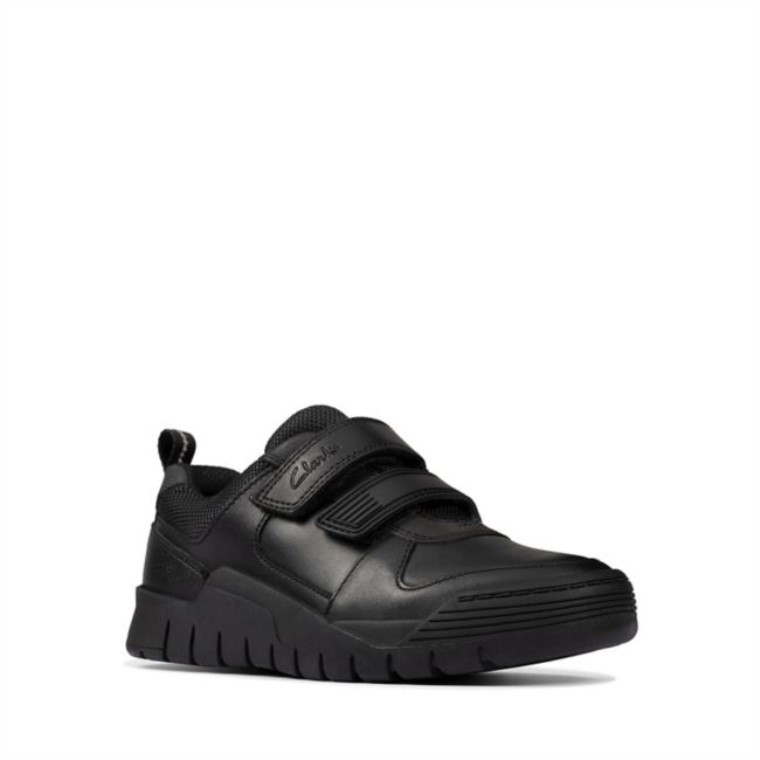 Cuero Negro Scooter Clarks Speed Kid Cuero Negro