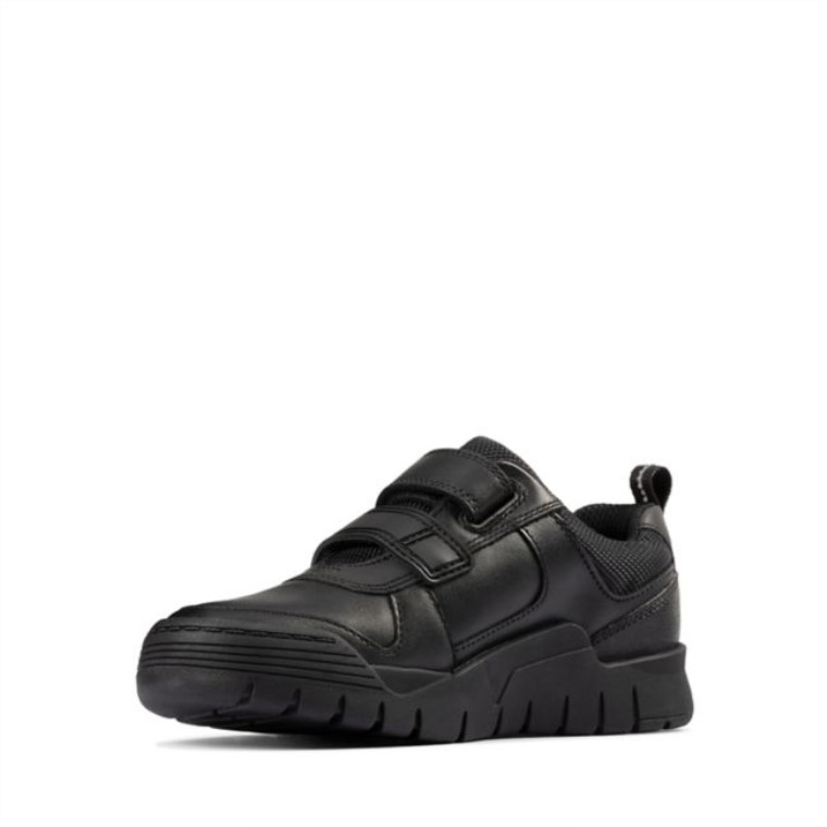 Cuero Negro Scooter Clarks Speed Kid Cuero Negro