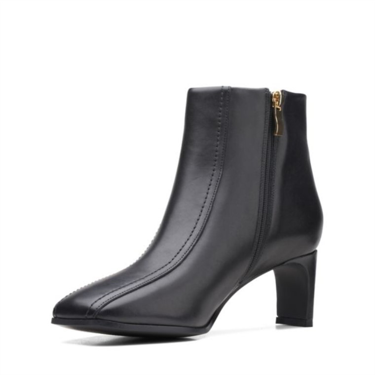 Cuero Negro Top Clarks Seren 55 Cuero Negro