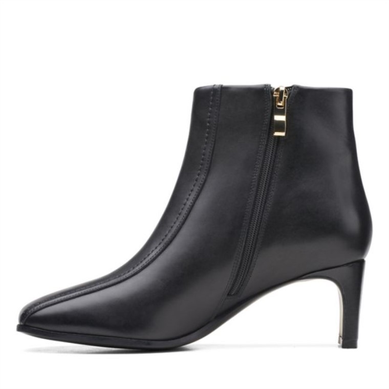 Cuero Negro Top Clarks Seren 55 Cuero Negro