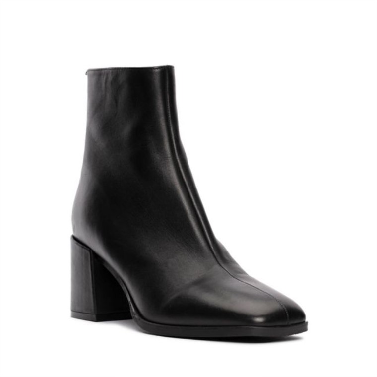 Cuero Negro Clarks Seren Zip Cuero Negro
