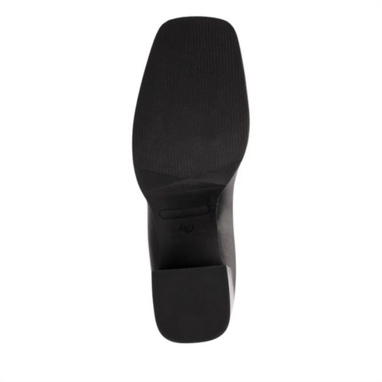 Cuero Negro Clarks Seren Zip Cuero Negro