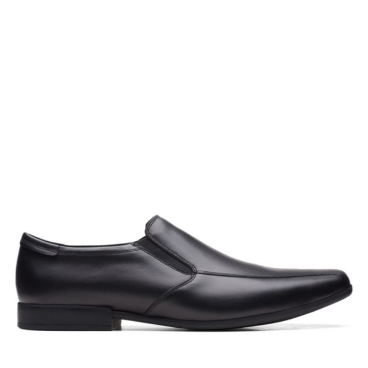 Cuero Negro Clarks Sidton Edge Cuero Negro
