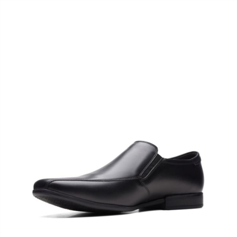 Cuero Negro Clarks Sidton Edge Cuero Negro
