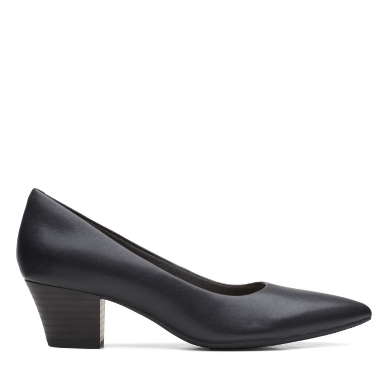 Cuero Negro Clarks Teresa Step Cuero Negro