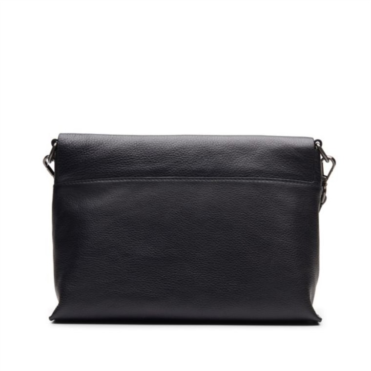 Cuero Negro Clarks Torria Suave Cuero Negro