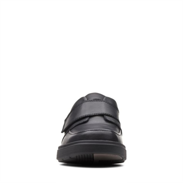 Cuero Negro Clarks Un Abode Correa Cuero Negro
