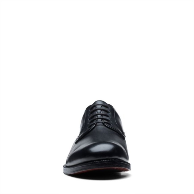 Black Cuero Cordon Craftdean Cuero Negro Clarks