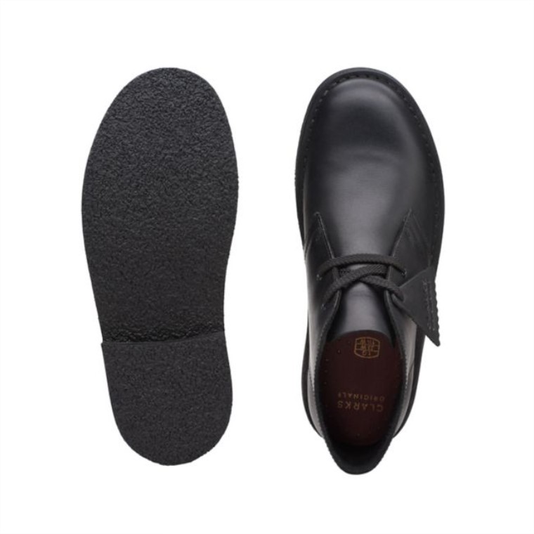 Bota Safari Cuero Negro Old Black Cuero Clarks