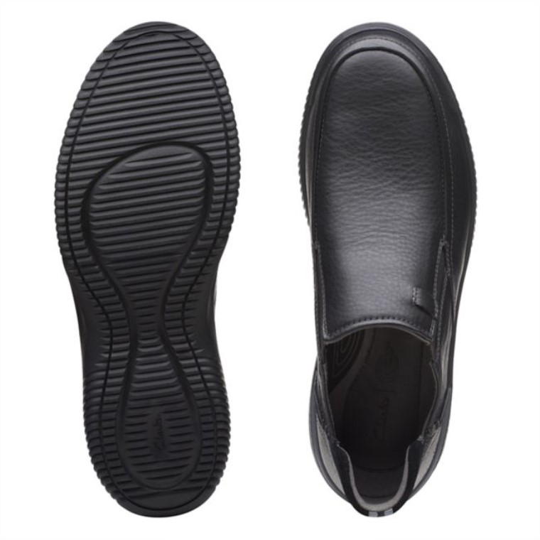 Cuero Negro Donaway Escalon Cuero Negro Clarks