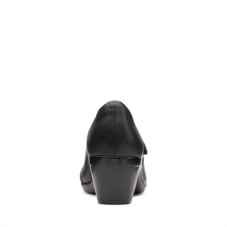 Cuero Negro Emily Clover Cuero Negro Clarks