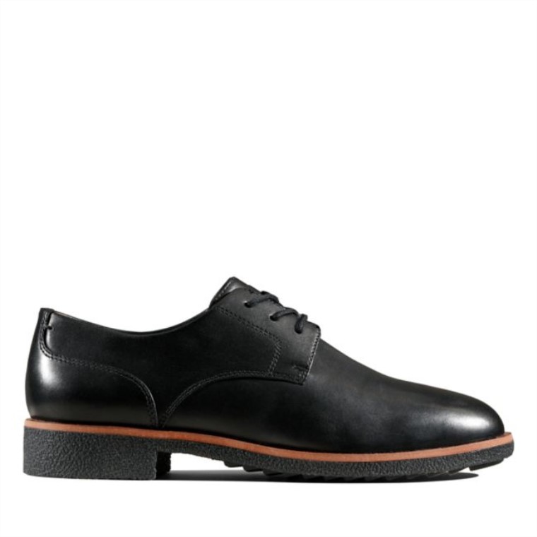 Cuero Negro Griff Lane Cuero Negro Clarks