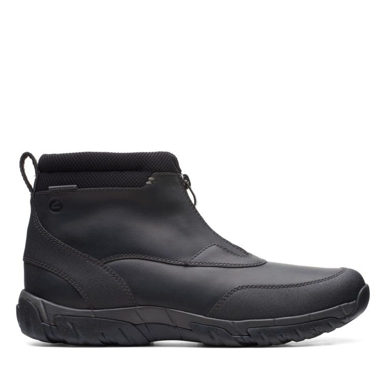 Cuero Negro Grove Zip Ii Cuero Negro Clarks