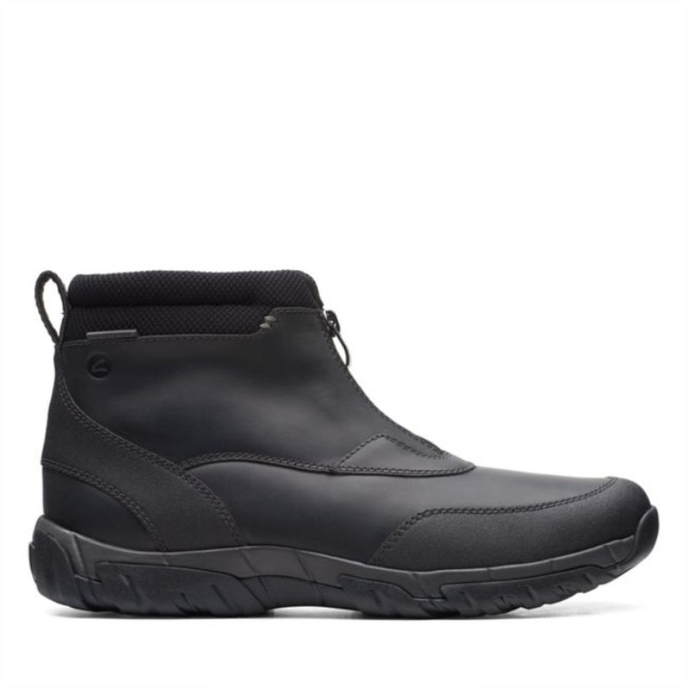 Cuero Negro Grove Zip Ii Cuero Negro Clarks