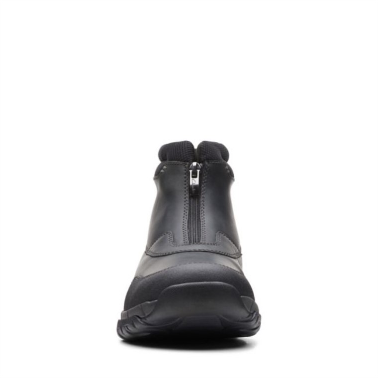 Cuero Negro Grove Zip Ii Cuero Negro Clarks