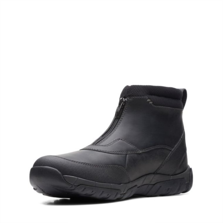 Cuero Negro Grove Zip Ii Cuero Negro Clarks